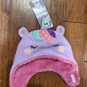 Cute Unicorn Hat with Pink Lining